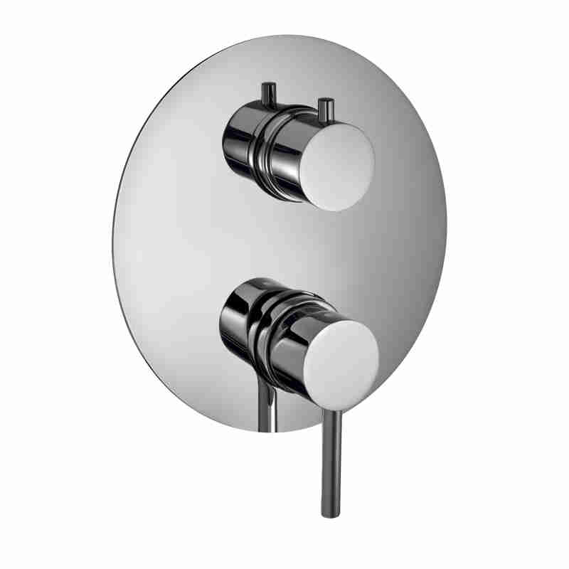 SOLO PARTI ESTERNE PER MISCELATORE MONOCOMANDO PER DOCCIA MULTI-FUNZIONE.