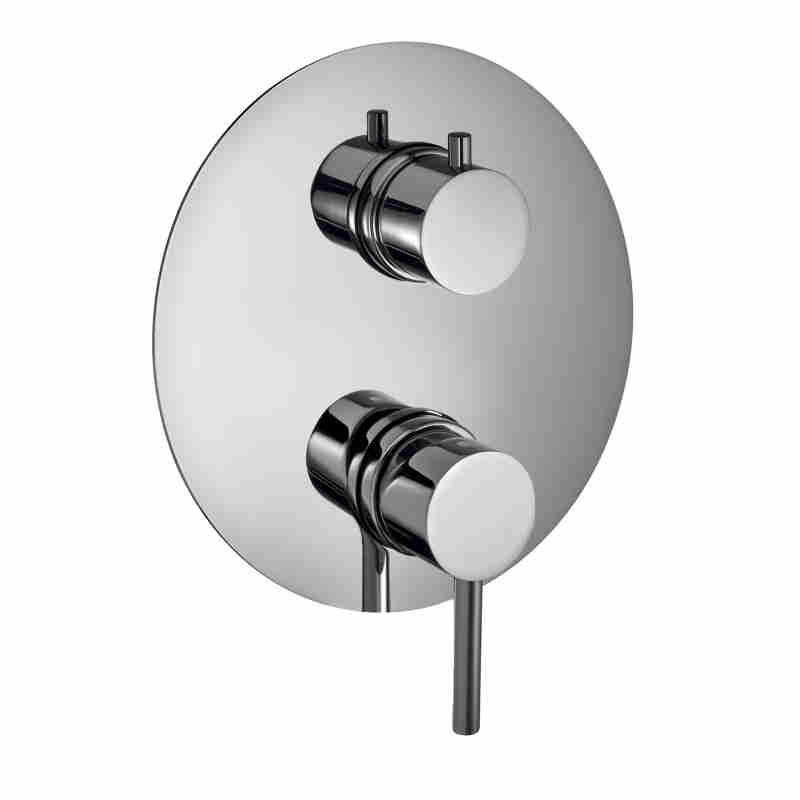 SOLO PARTI ESTERNE PER MISCELATORE MONOCOMANDO PER DOCCIA MULTI-FUNZIONE.