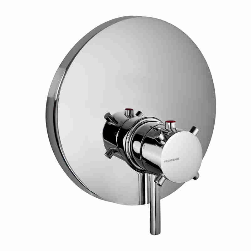 SOLO PARTI ESTERNE IDROTHERMIX MISCELATORE TERMOSTATICO DA INCASSO-CROMO