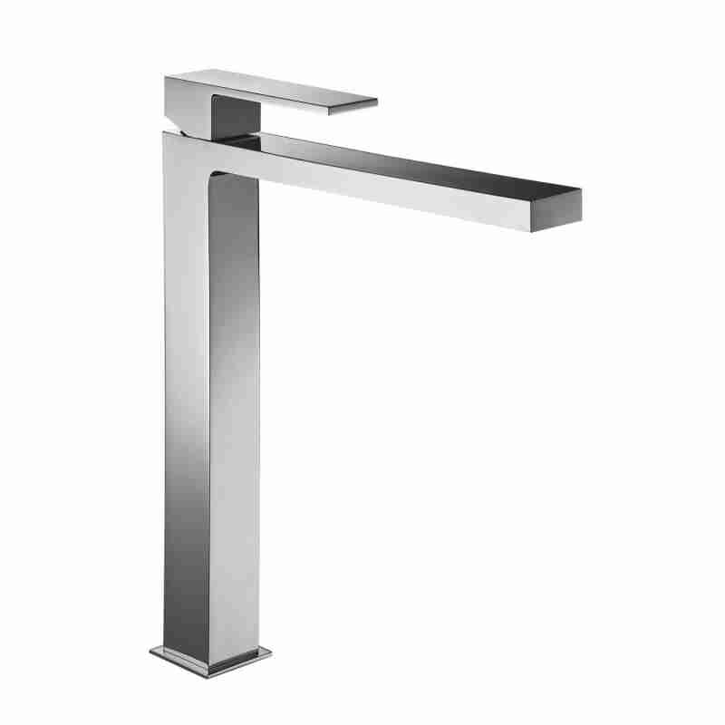 HIGH SINGLE-LEVER MIXER FOR WASHBASIN WITHOUT DRAIN.