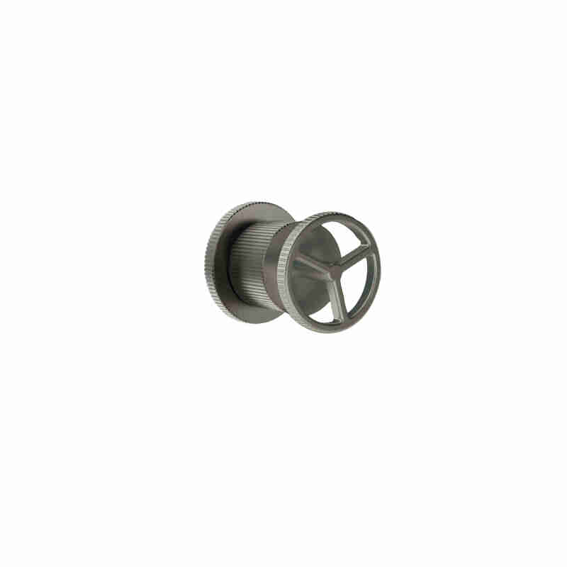 EXTERNAL PARTS FOR BUILT-IN DIVERTER WITHOUT STOP, WITH 70MM ROSETTE.