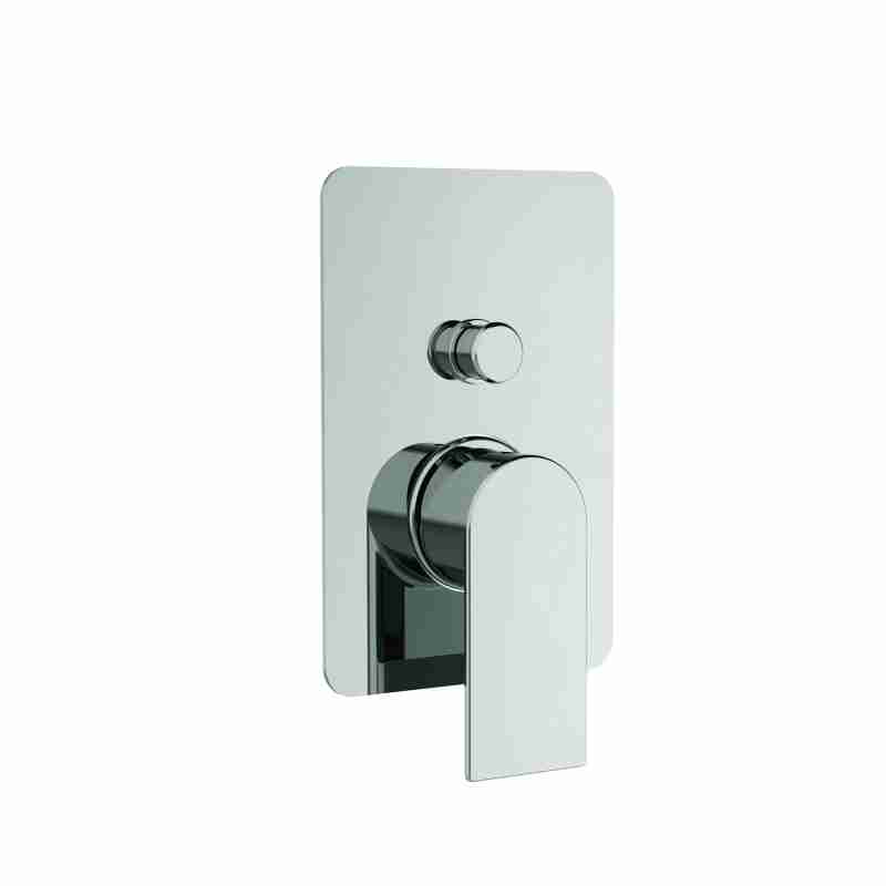 SOLO PARTI ESTERNE PER MISCELATORE MONOCOMANDO DA INCASSO PER VASCA-DOCCIA CON DEVIATORE AUTOMATICO.