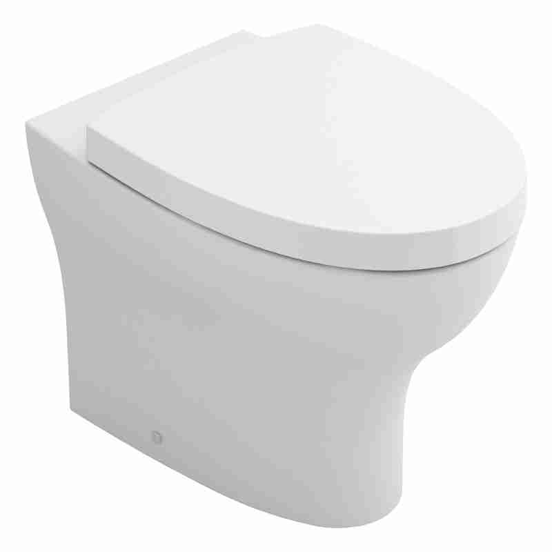 VASO A TERRA FILO MURO, SCARICO A PAVIMENTO, SENZA SEDILE