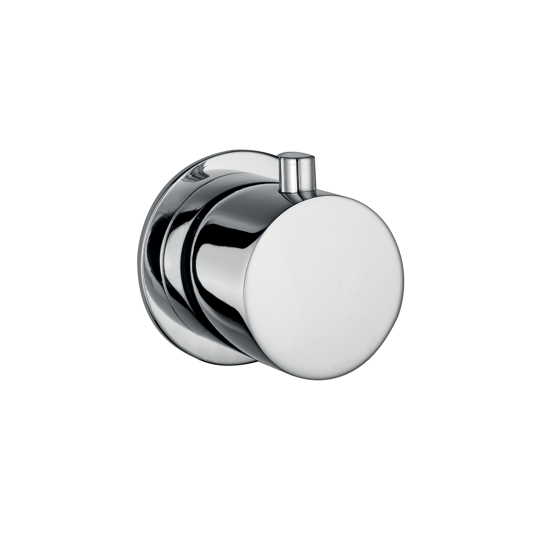 ONLY EXTERNAL PARTS FOR BUILT-IN DIVERTER WITHOUT STOP WITH ROSETTE D.70.