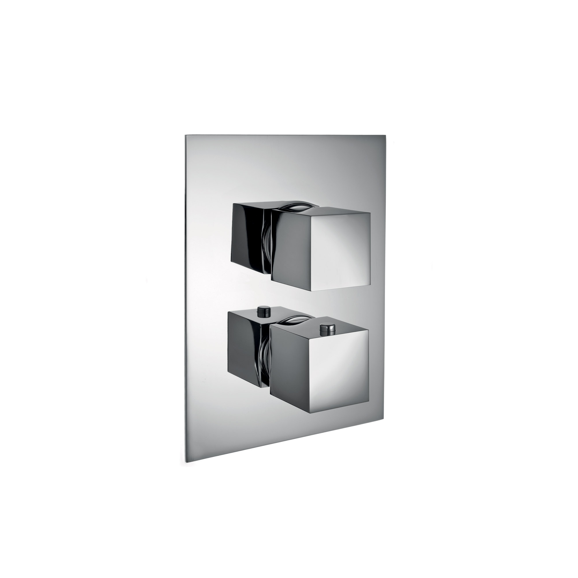 UNIQUEMENT PIÈCES EXTÉRIEURES POUR MITIGEUR DE DOUCHE THERMOSTATIQUE ENCASTRÉ.
