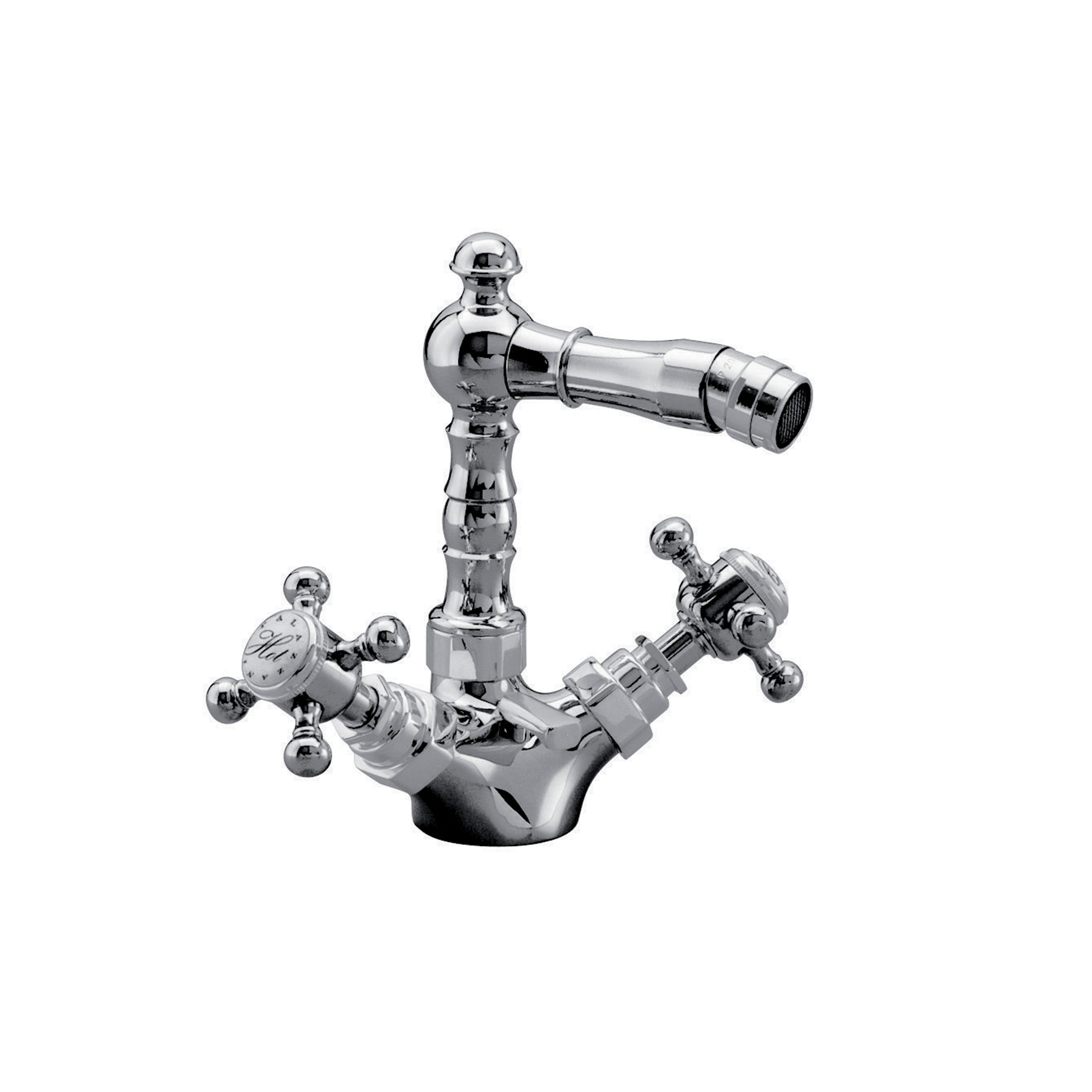 SINGLE HOLE FOR BIDET WITH SWIVEL SPOUT AND 1" 1/4 DRAIN.