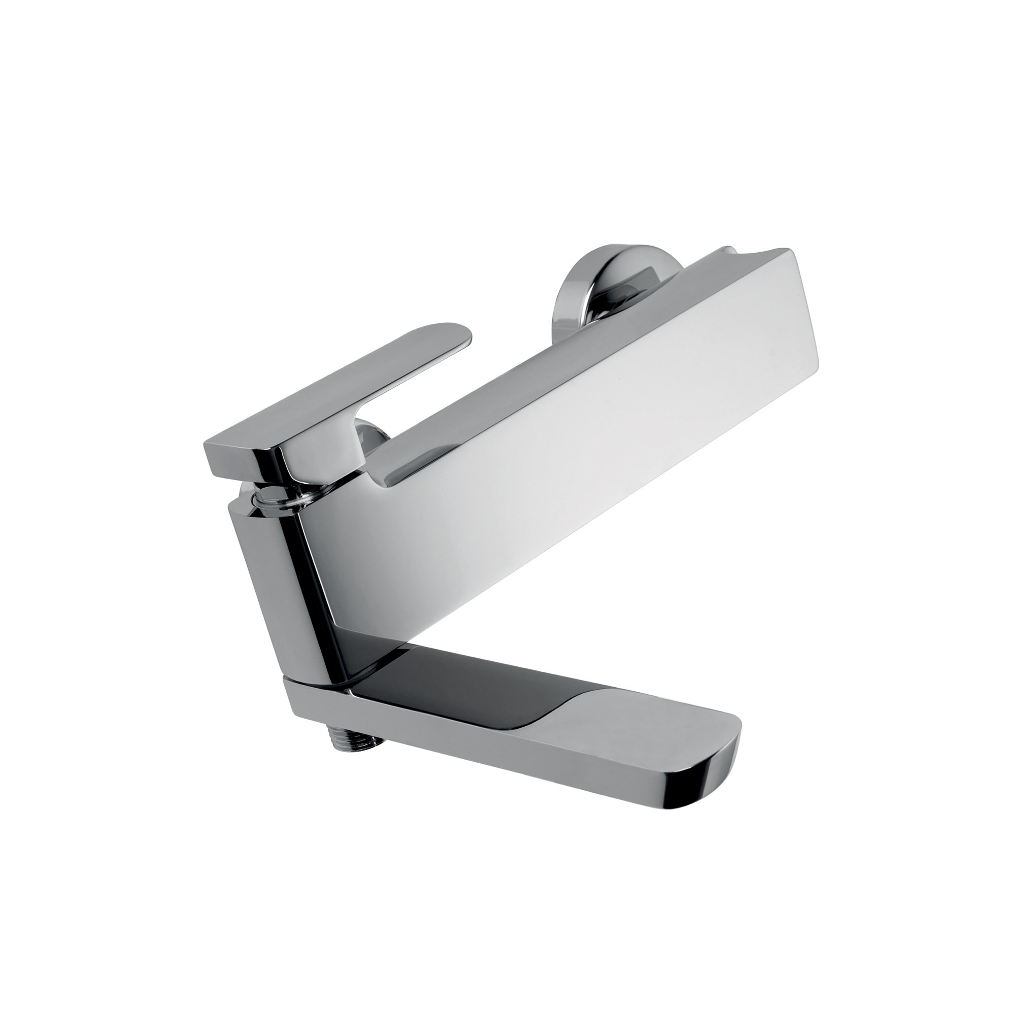 SINGLE-LEVER BATH MIXER WITH DIVERTER SPOUT, INTEGRATED SHOWER SUPPORT, WITHOUT HOSE AND SHOWER HEAD.