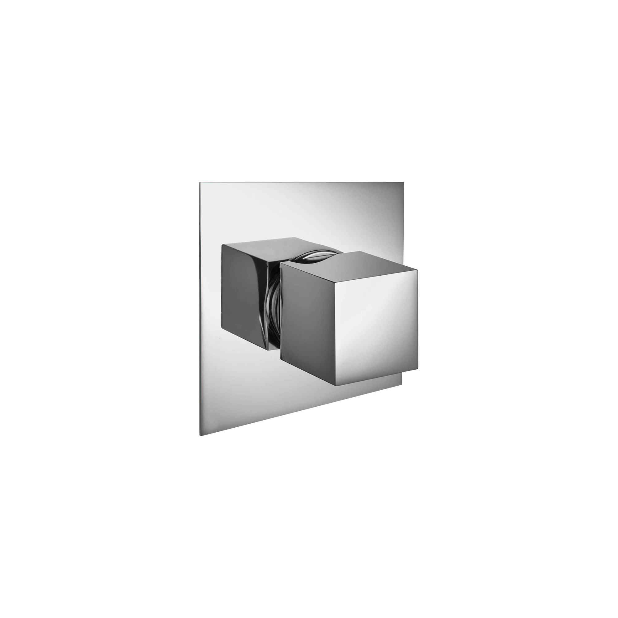 SOLO PARTI ESTERNE PER DEVIATORE DA INCASSO SENZA STOP CON ROSONE 110X110.