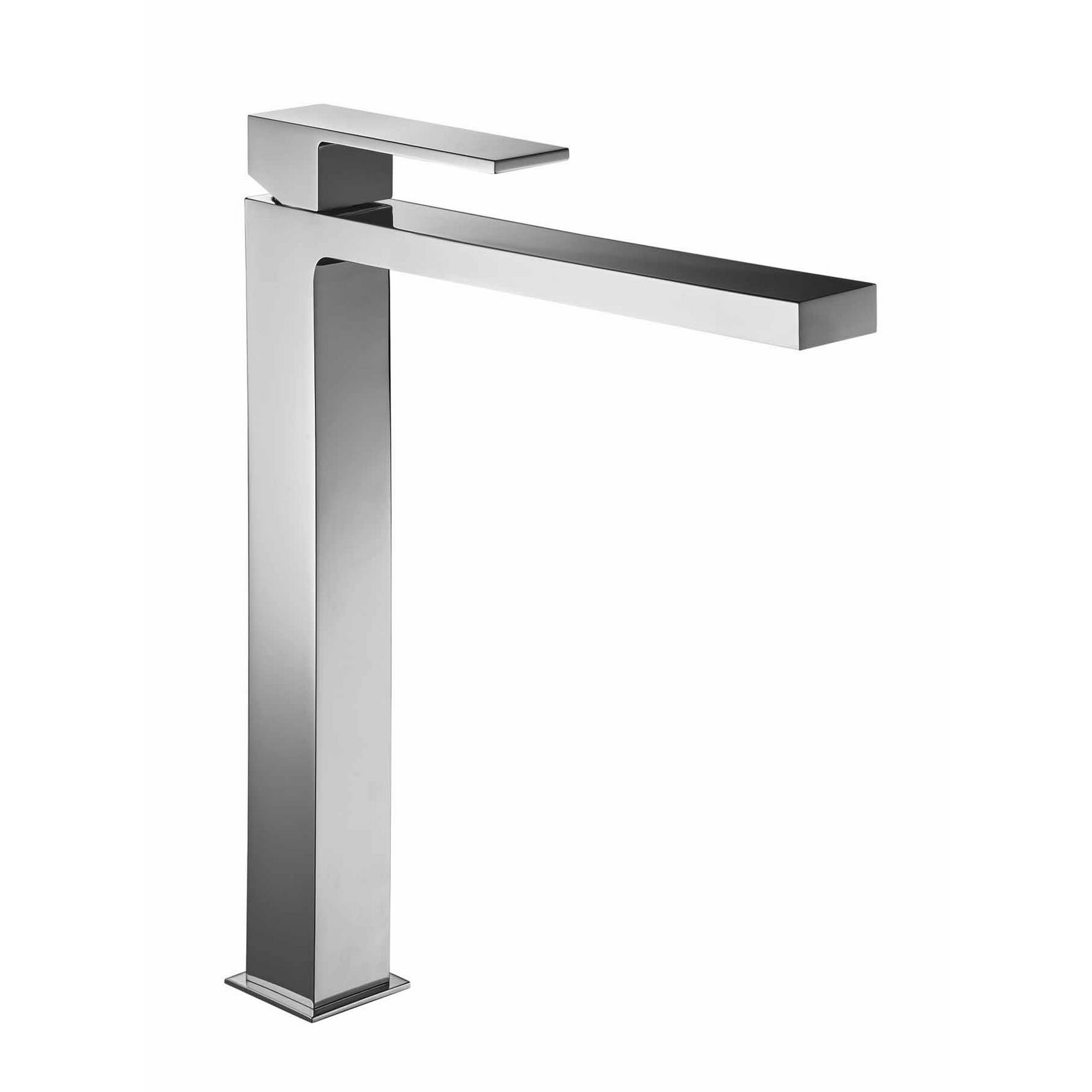 HIGH SINGLE-LEVER MIXER FOR WASHBASIN WITHOUT DRAIN.