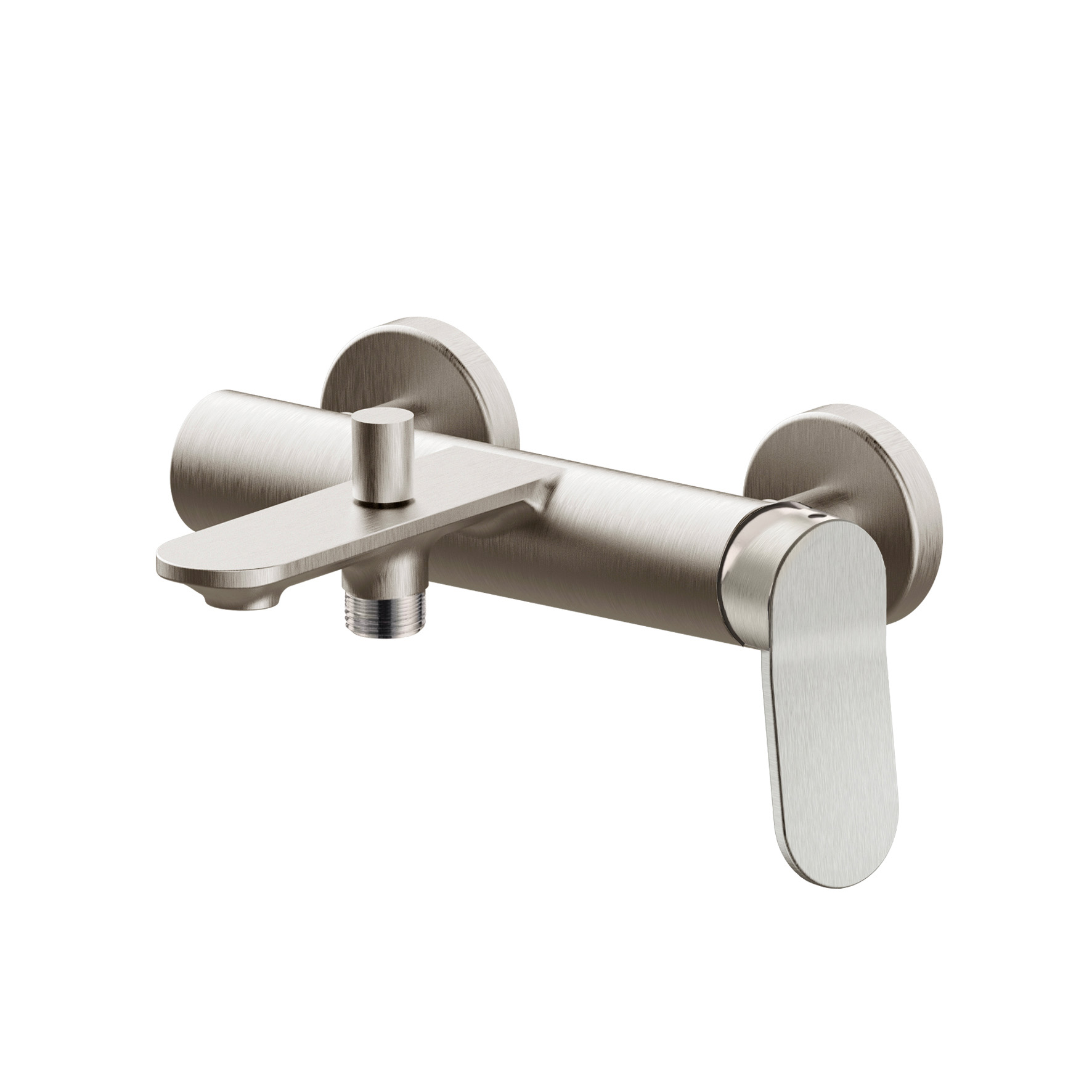 SINGLE-LEVER BATH MIXER WITH DIVERTER, WITHOUT HOSE OR SHOWER.