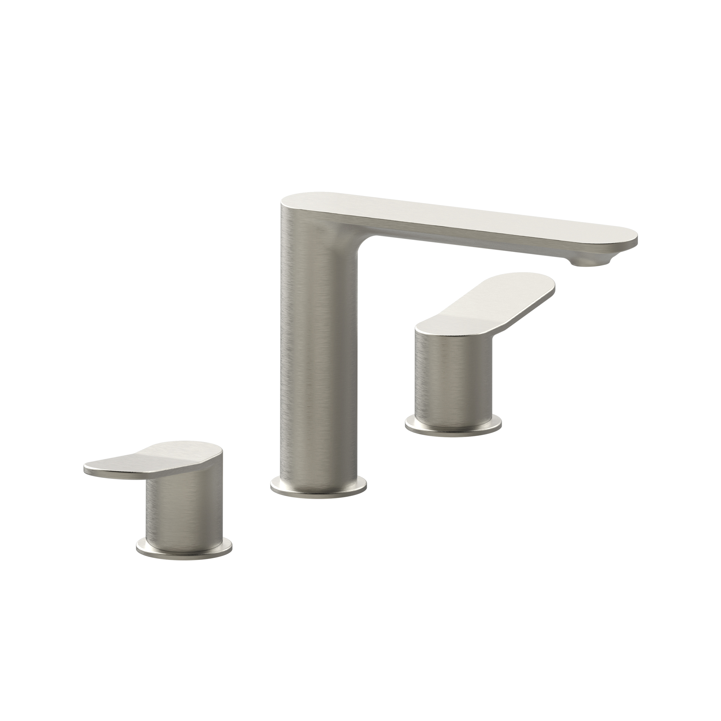 3-HOLE SINK MIXER WITH 1''1/4 CLICK-CLACK DRAIN AND FULL-COVERAGE CAP.