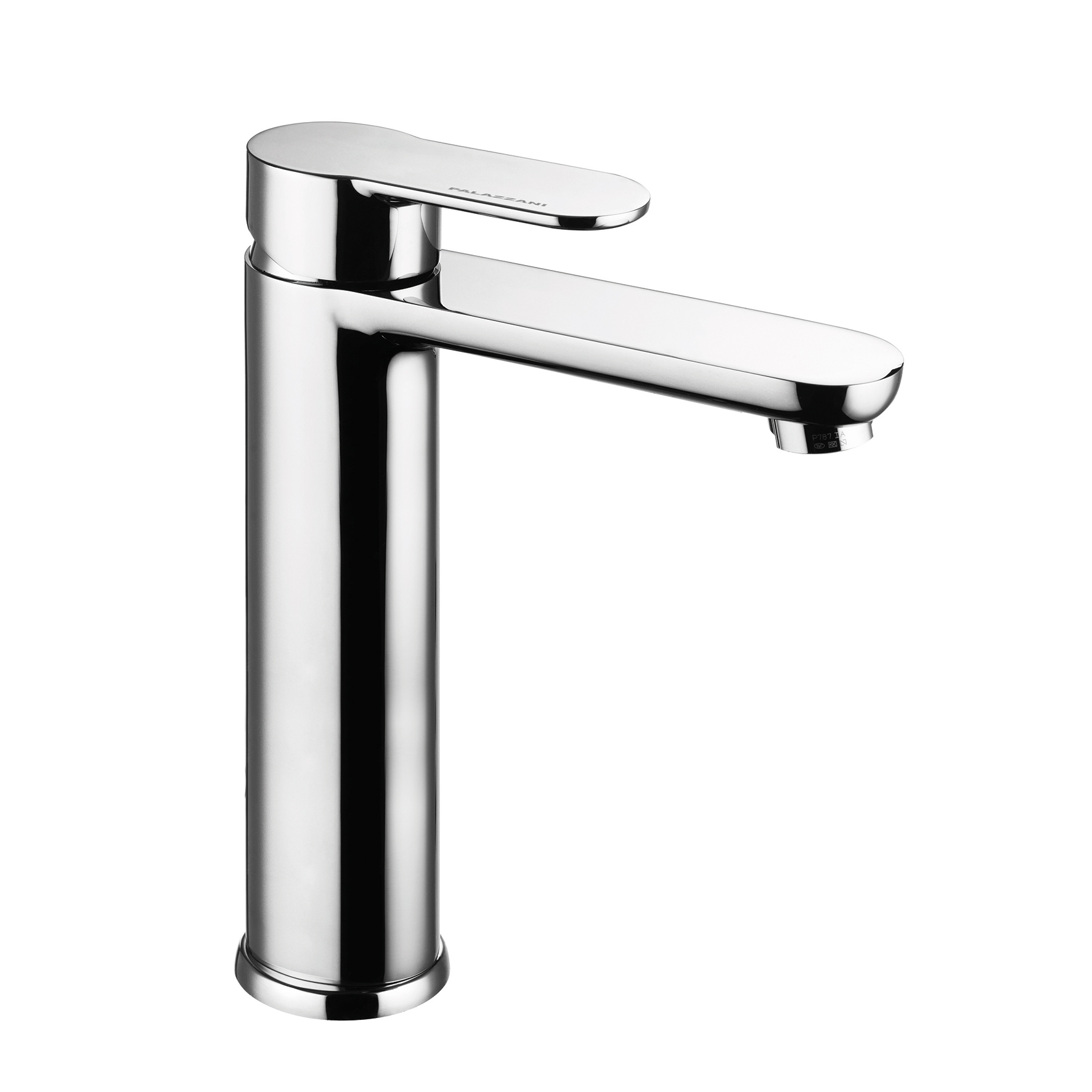 HIGH SINGLE-LEVER MIXER FOR WASHBASIN WITHOUT DRAIN.