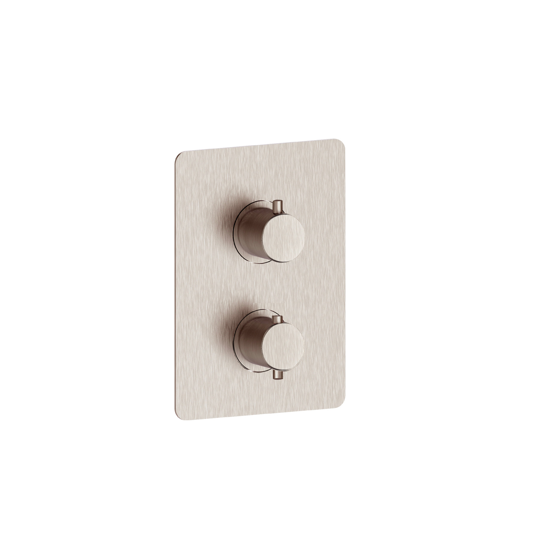 ONLY EXTERNAL PARTS FOR BUILT-IN THERMOSTATIC MIXER FOR SHOWER.