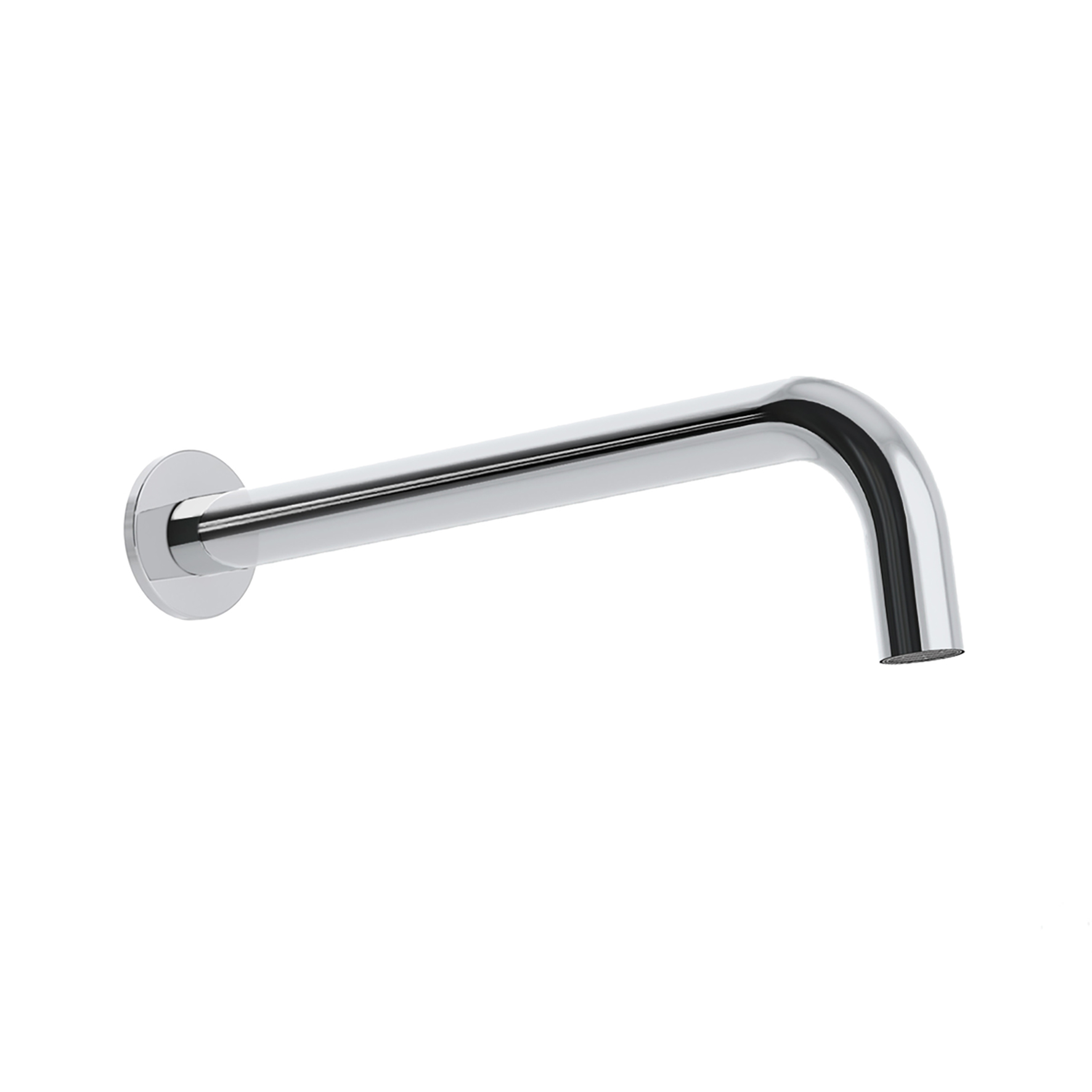 BRASS WALL-MOUNTED SHOWER HEAD.