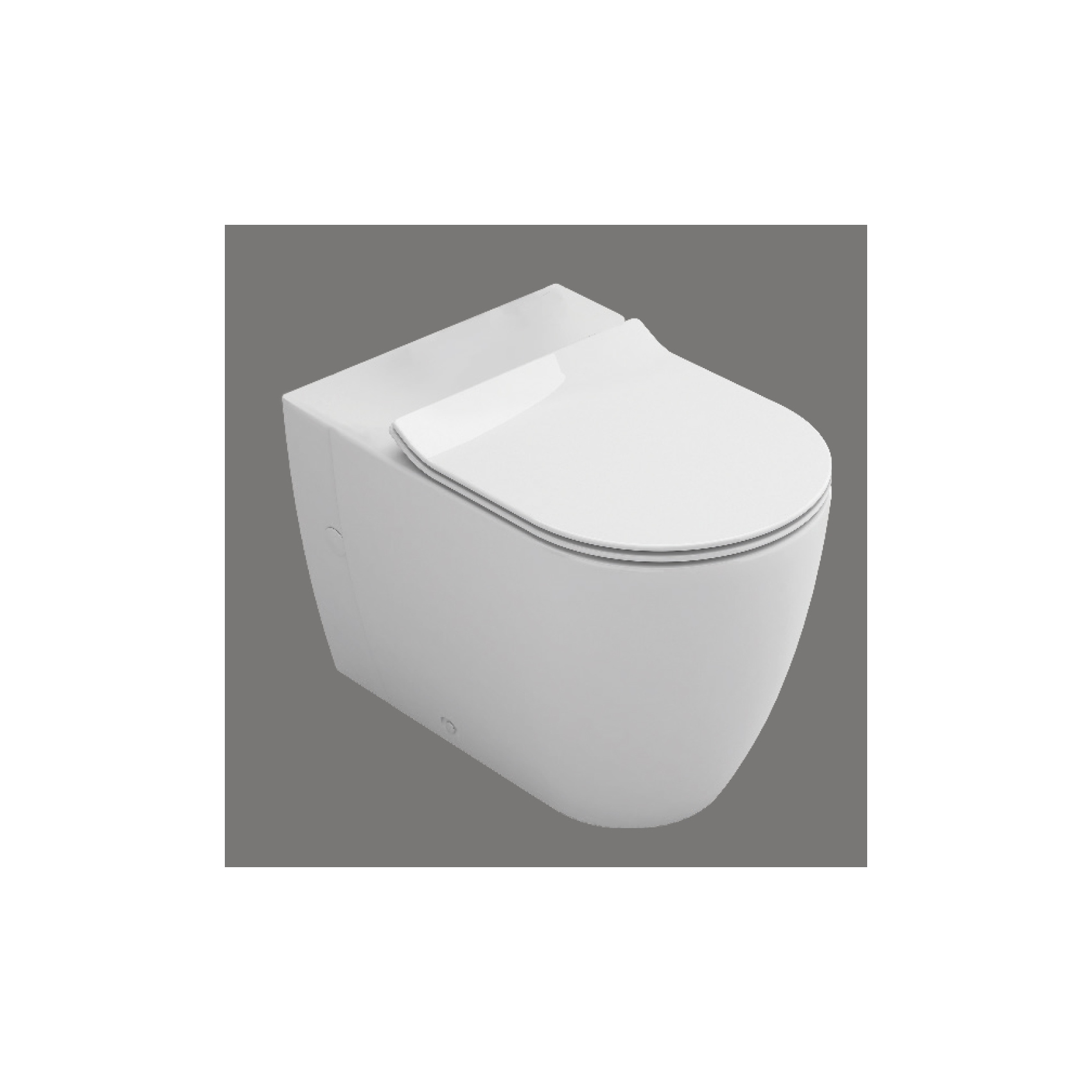 FLOOR-MOUNTED WC WITHOUT WALL DRAIN, FLOOR DRAIN, WITHOUT SEAT