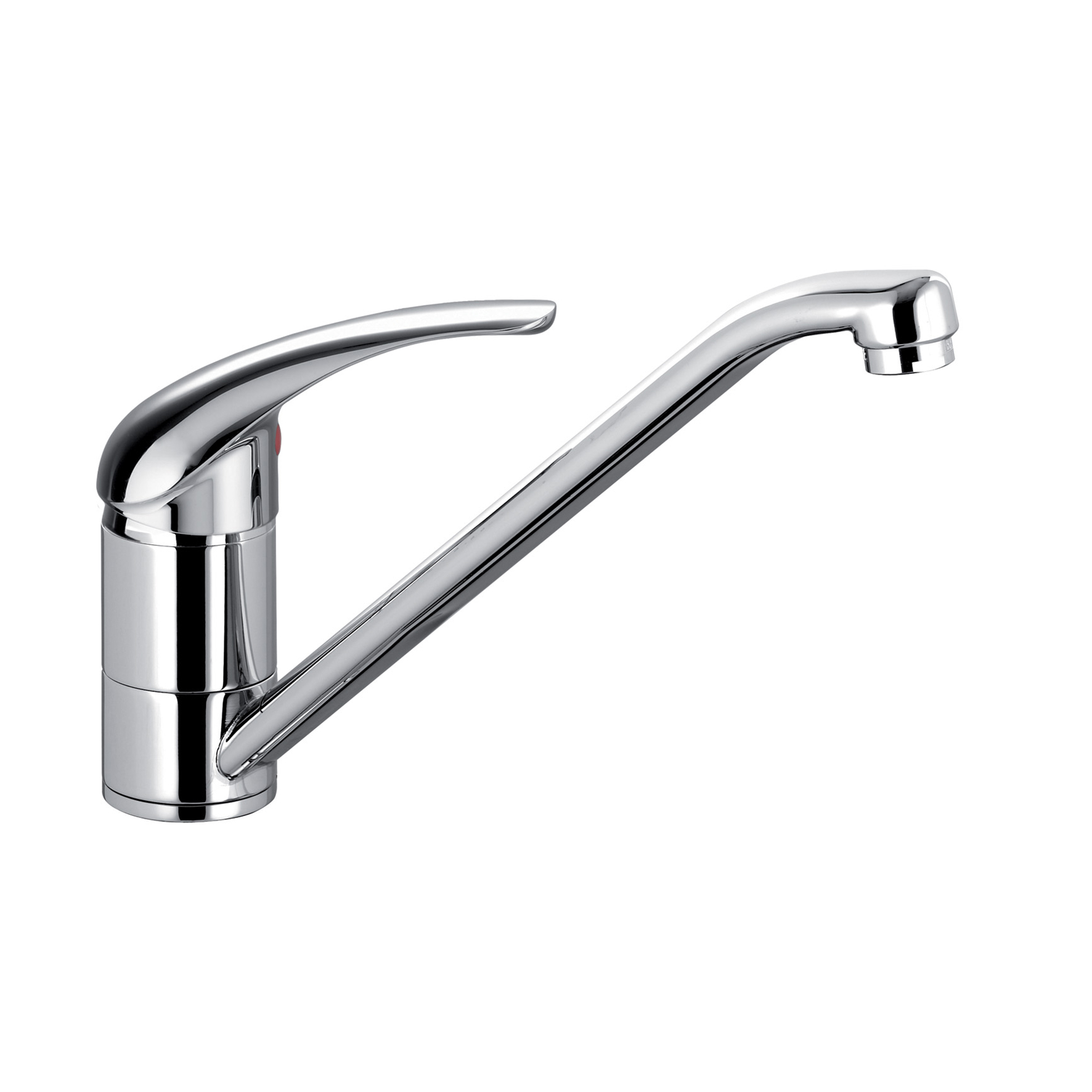 MITIGEUR D'ÉVIER MONOCOMMANDE AVEC BEC PIVOTANT.