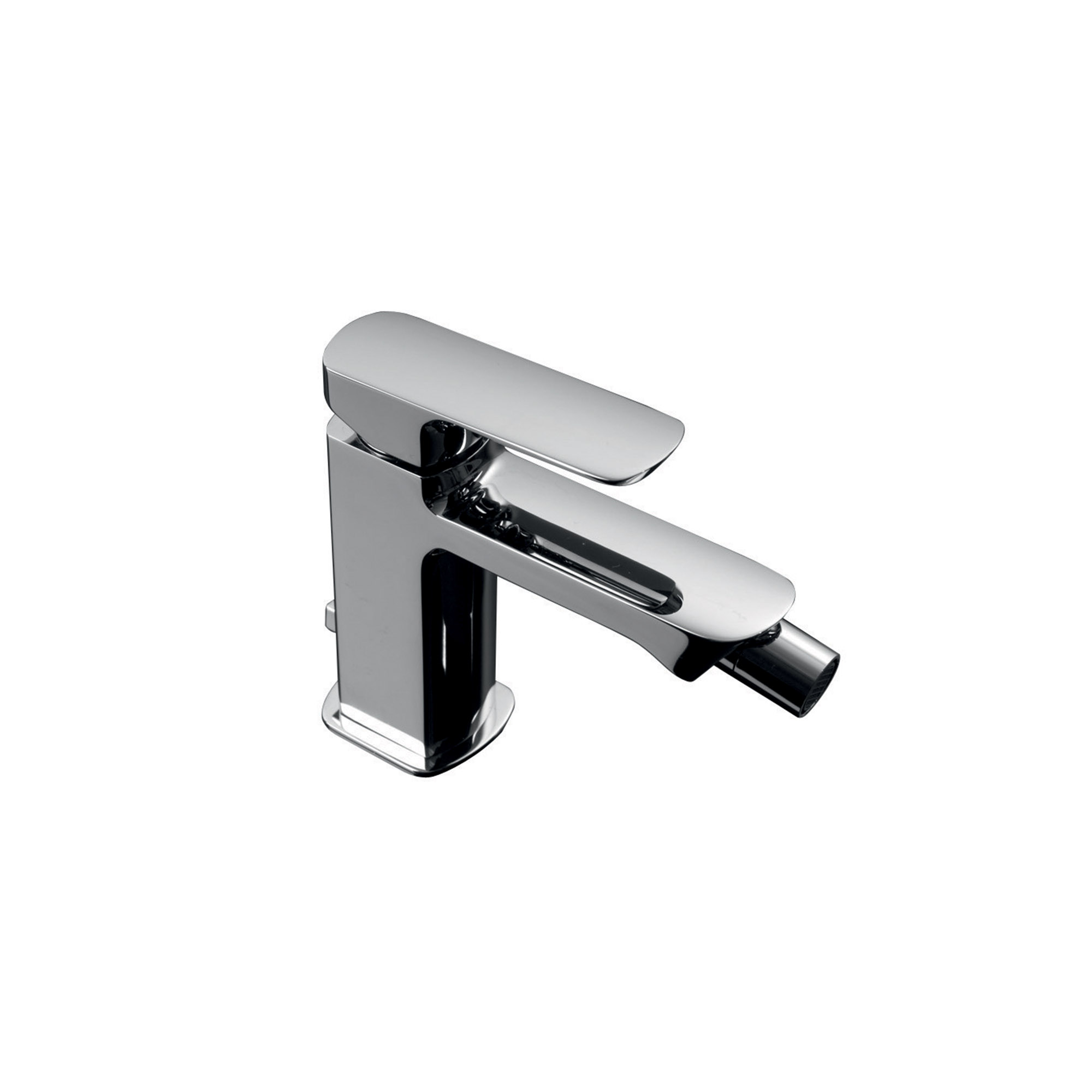 SINGLE-LEVER BIDET MIXER WITH 1" 1/4 DRAIN.