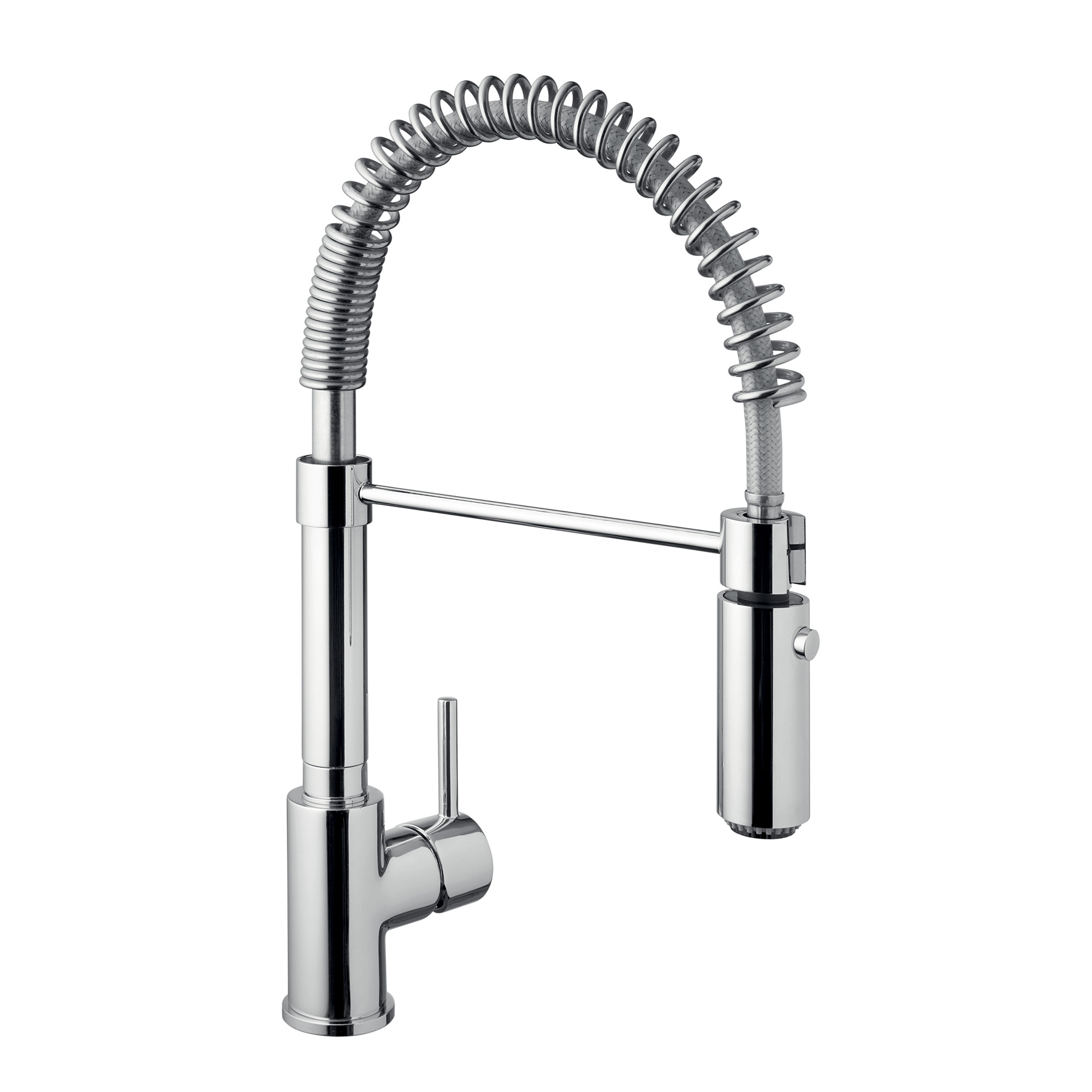 MEZCLADOR MONOCOMANDO DE FREGADERO CON DUCHA EXTRAÍBLE.