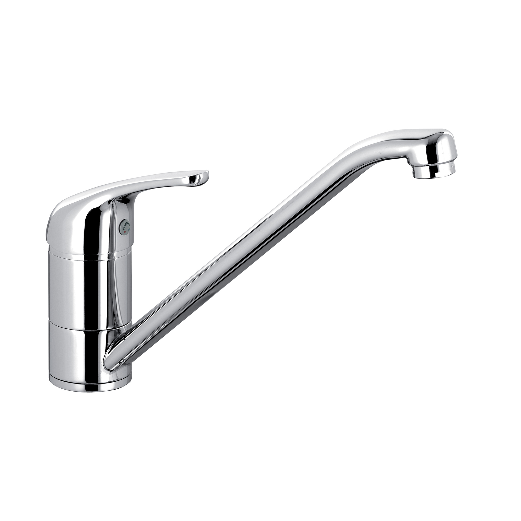 MEZCLADOR MONOCOMANDO DE FREGADERO CON CAÑO GIRATORIO.