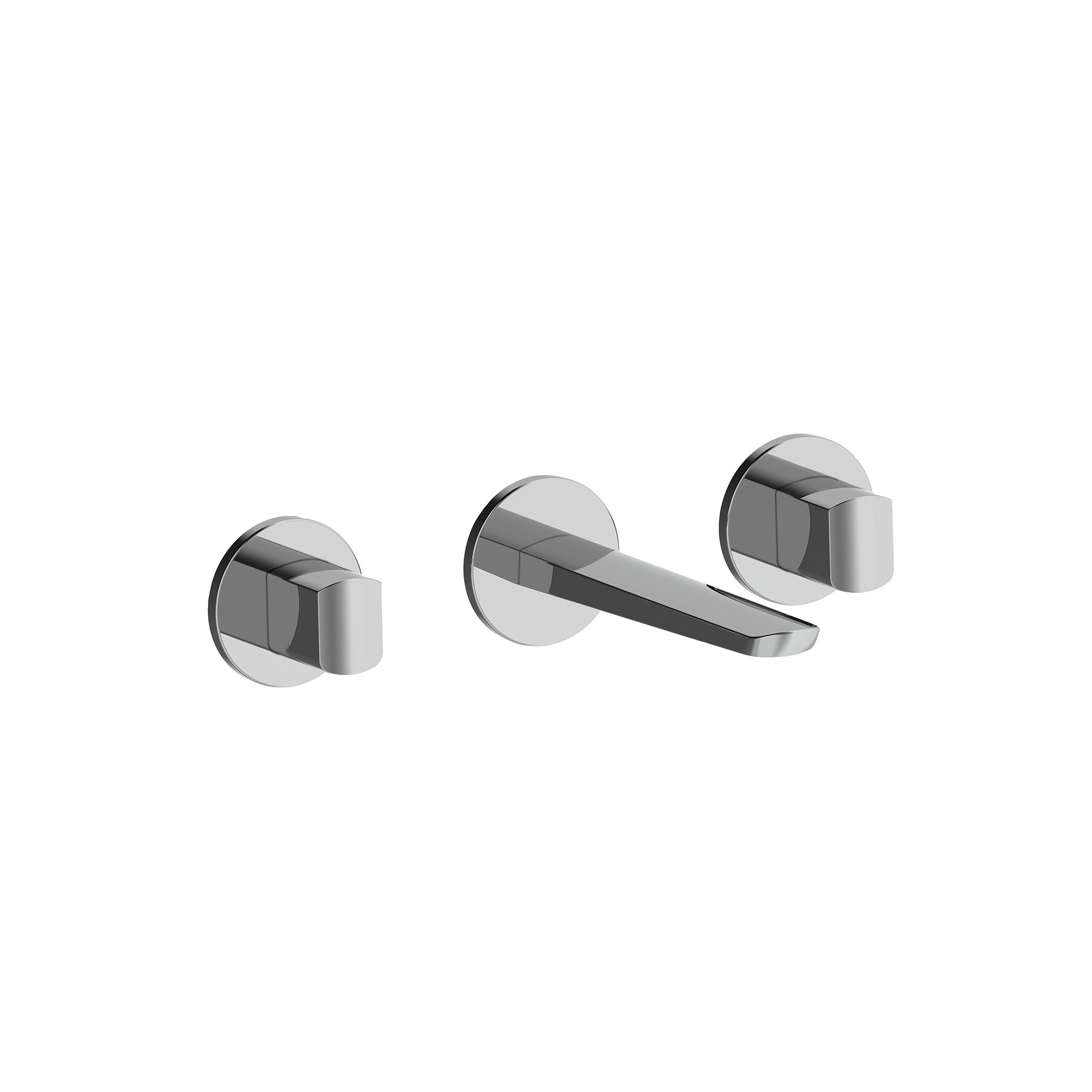 ONLY EXTERNAL PARTS FOR 3-HOLE WALL-MOUNTED SINK.