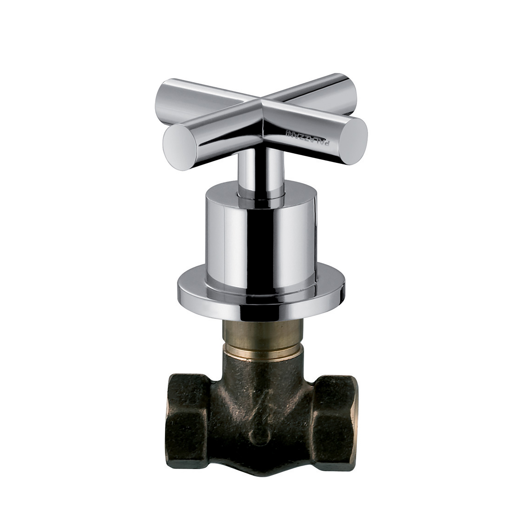 PAIRE DE ROBINETS DROITS À ENCASTRER 1/2".