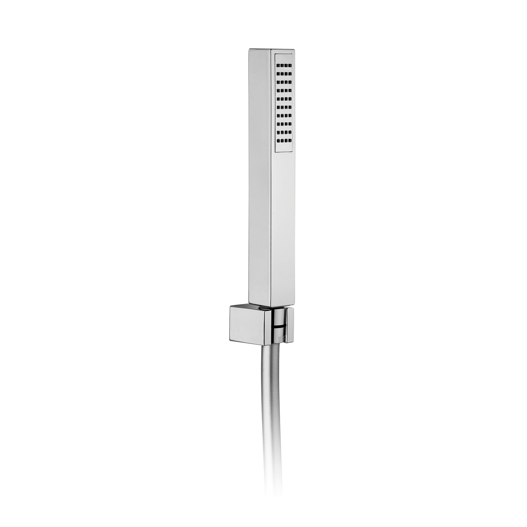 SOPORTE DE DUCHA FIJO ABS CON MANGUITO 1,5M Y MANO DUCHA ABS 28X28MM.