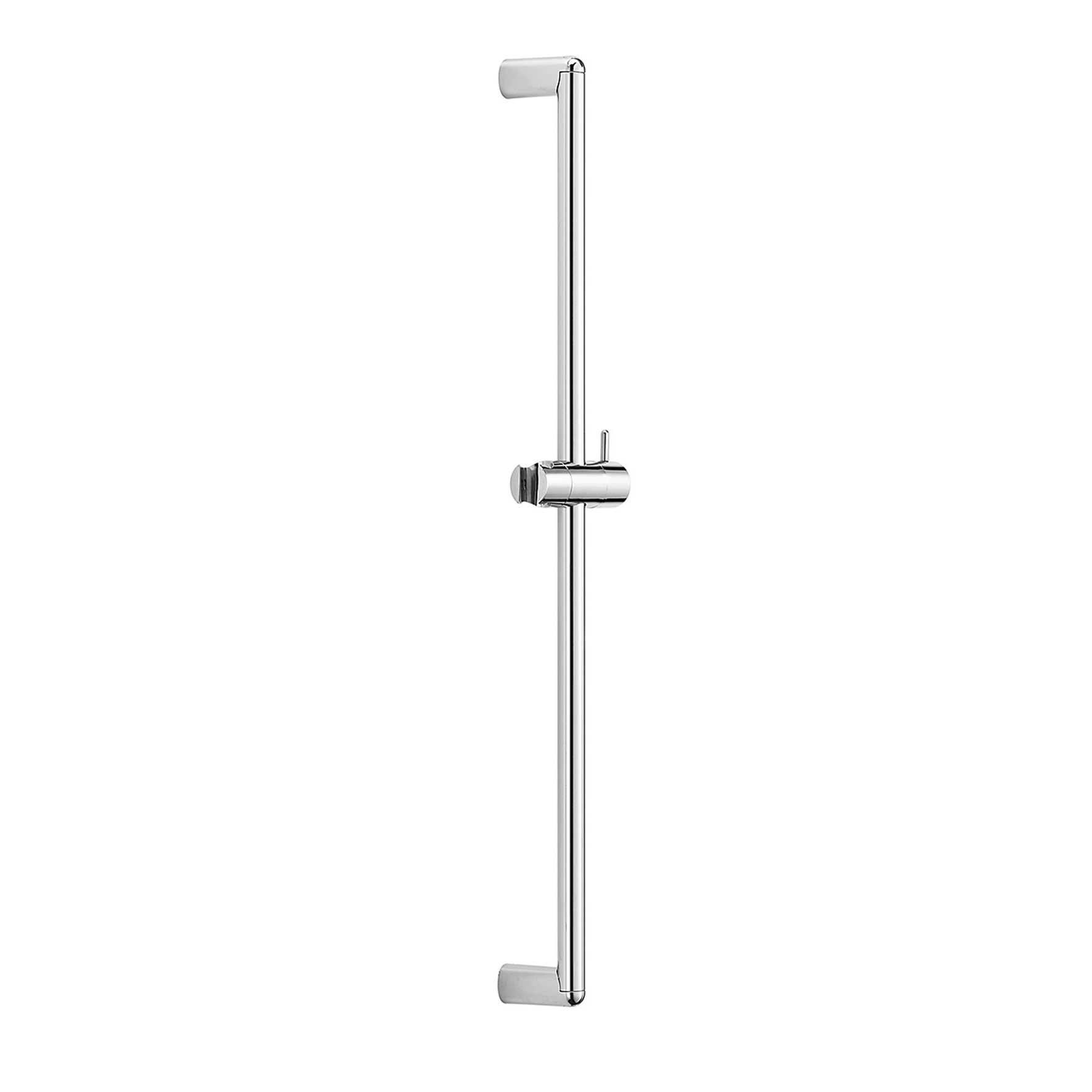 BARRA DE DUCHA DE LATON, Ø 20MM, CON SOPORTE DE DUCHA REGULABLE EN ABS.