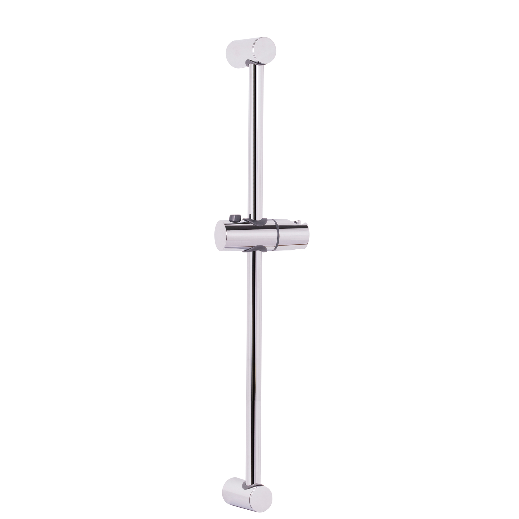 BRASS SHOWER ROD, Ø 19MM, WITH ADJUSTABLE ABS SHOWER SUPPORT.
