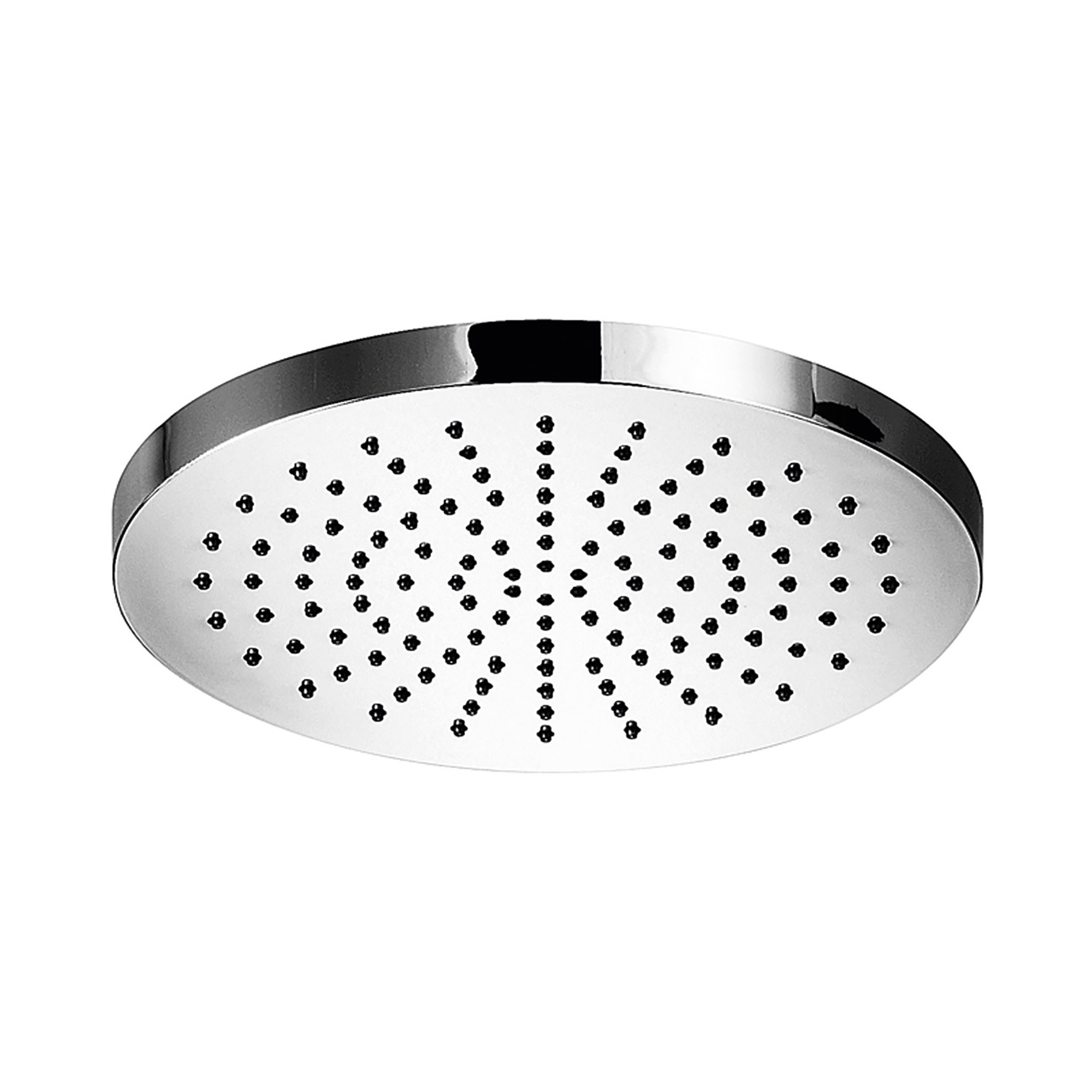 ROUND BRASS SHOWER HEAD, Ø 200MM.