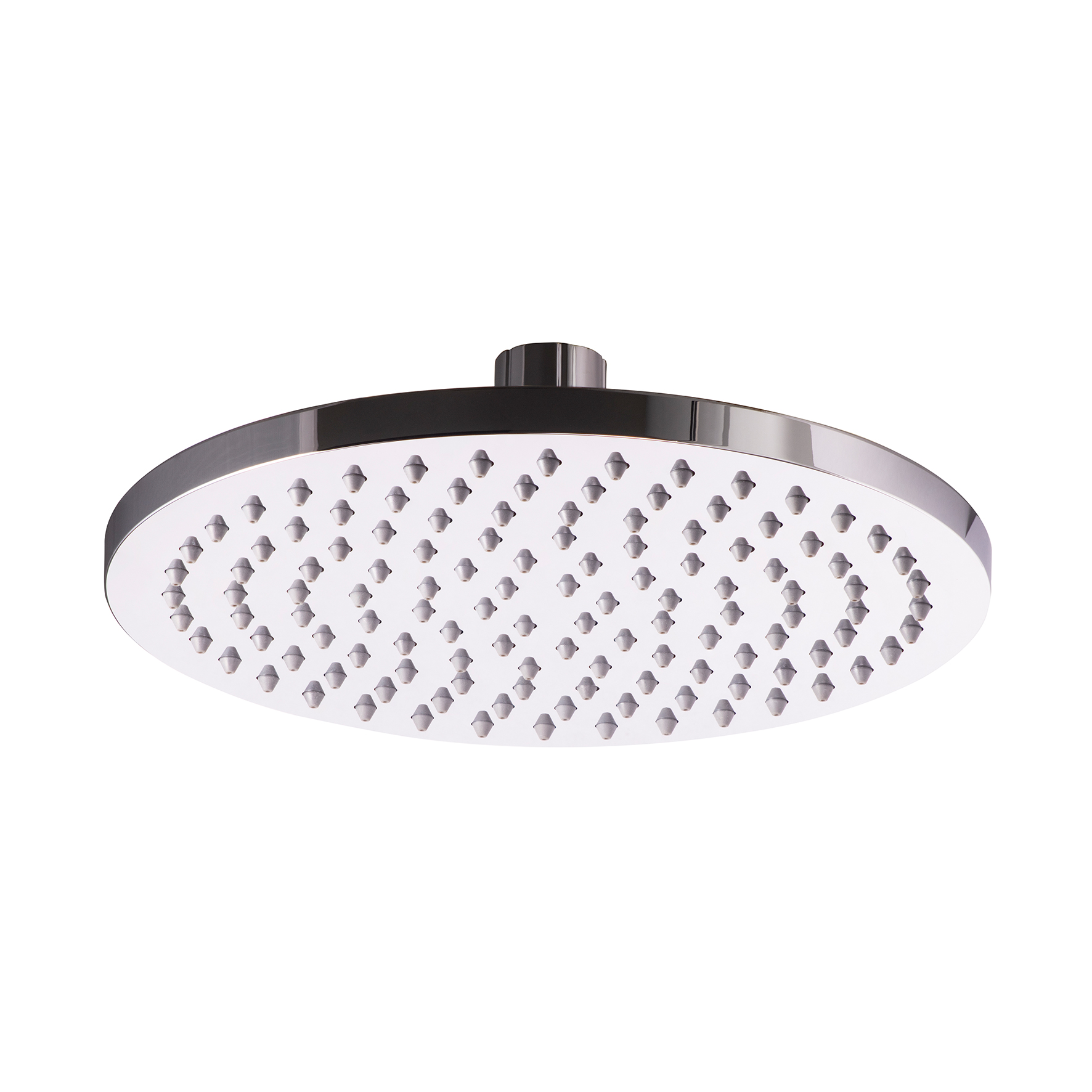 ROUND ABS SHOWER HEAD, Ø 200MM.