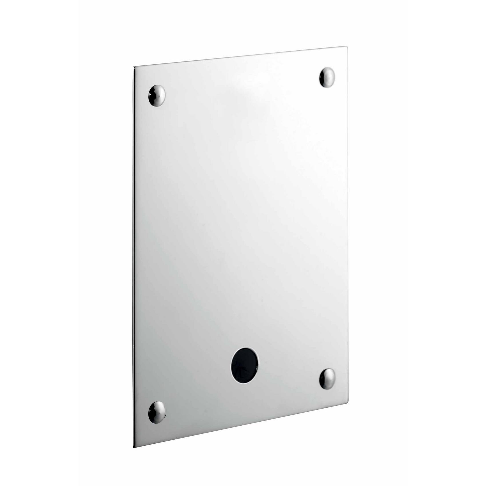 GRIFO DE DUCHA ELECTRÓNICO EMPOTRADO CON MANDO POR FOTOCÉLULA ELECTRÓNICA Y SISTEMA ANTIVANDALICO. GRIFO DE AGUA SIMPLE (1 ENTRADA DE AGUA FRÍA, CALIENTE O MIXTA) CON ENTRADA LATERAL 360° Y ALIMENTACIÓN POR BATERÍA DE LITIO DE 6V.