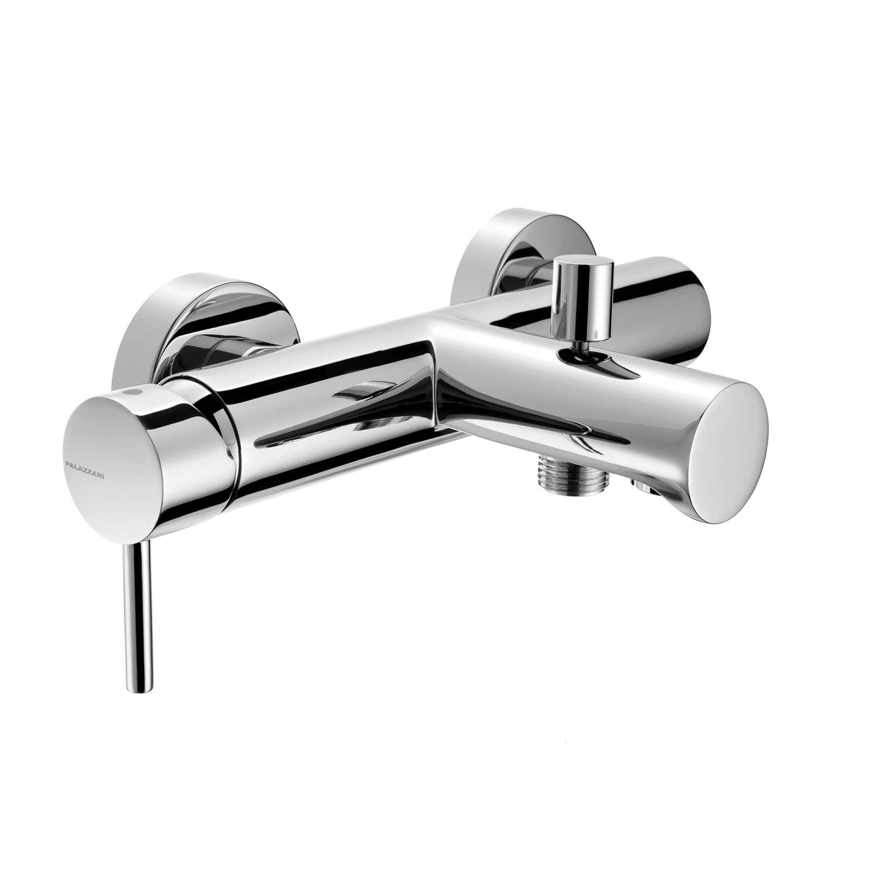 MEZCLADOR MONOMANDO DE BAÑO CON DESVIADOR, SIN FLEXIBLE NI MANO DE DUCHA.