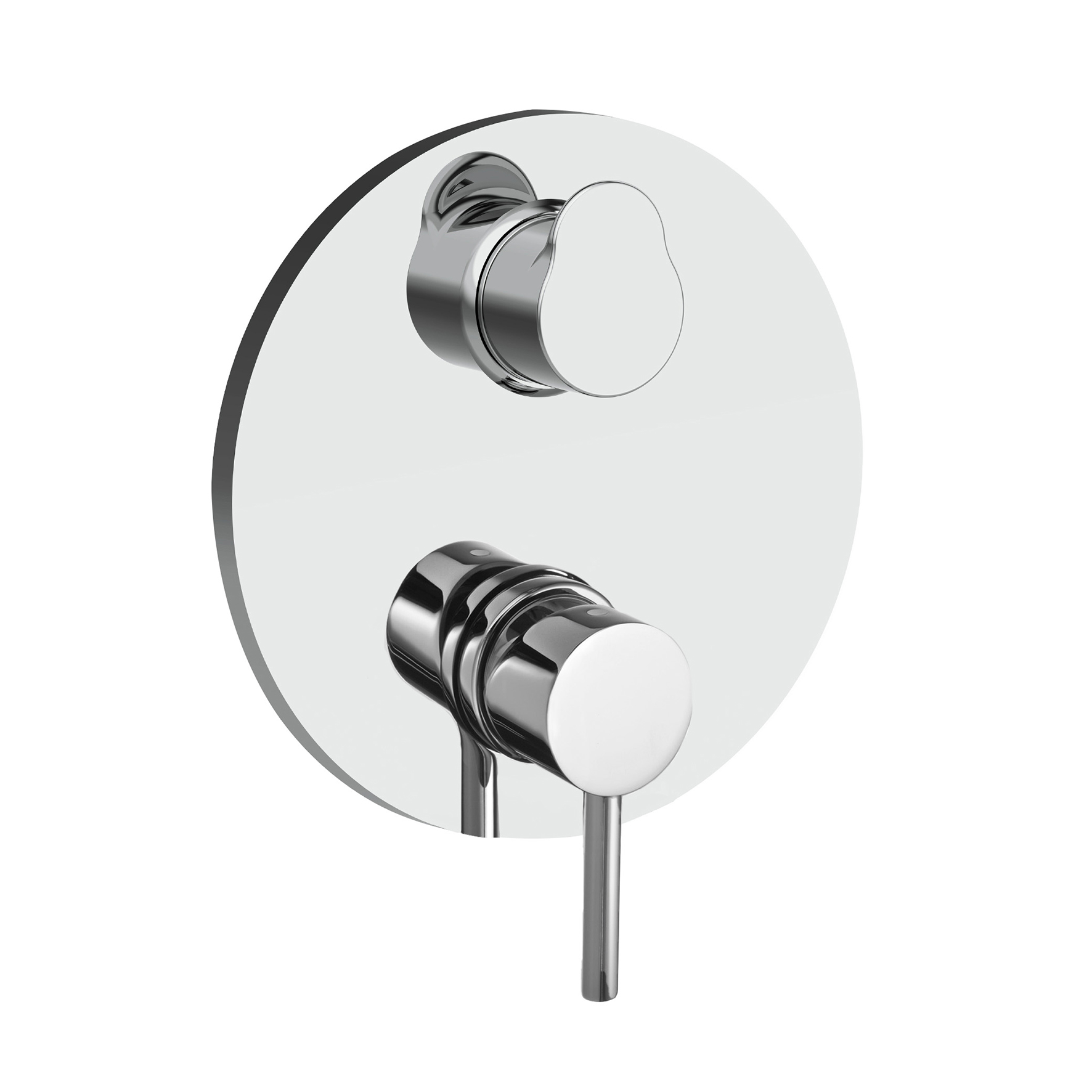 MISCELATORE DA INCASSO COMPLETO PER DOCCIA MULTI-FUNZIONE CON DEVIATORE IN CERAMICA.