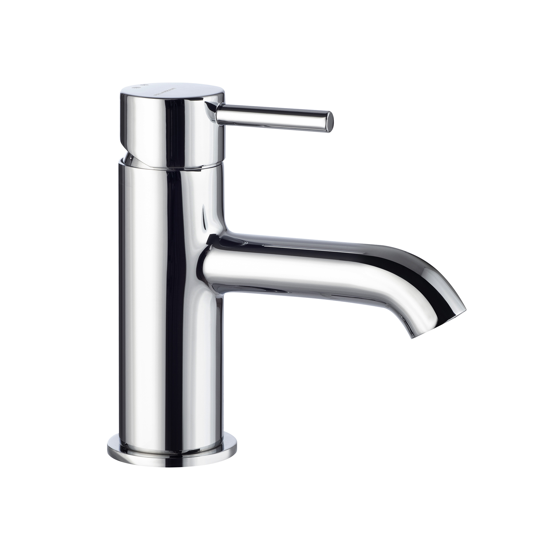 MISCELATORE MONOCOMANDO PER LAVABO SENZA SCARICO, CON FLESSIBILI.