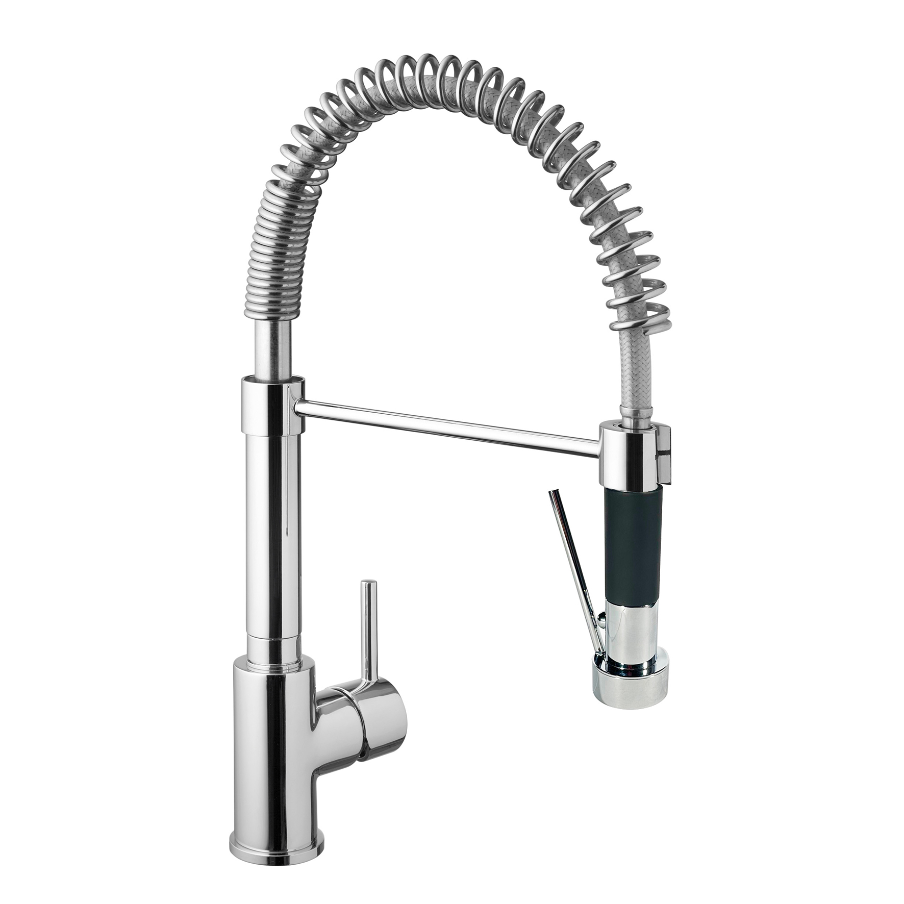 MEZCLADOR MONOCOMANDO DE FREGADERO CON DUCHA EXTRAÍBLE.