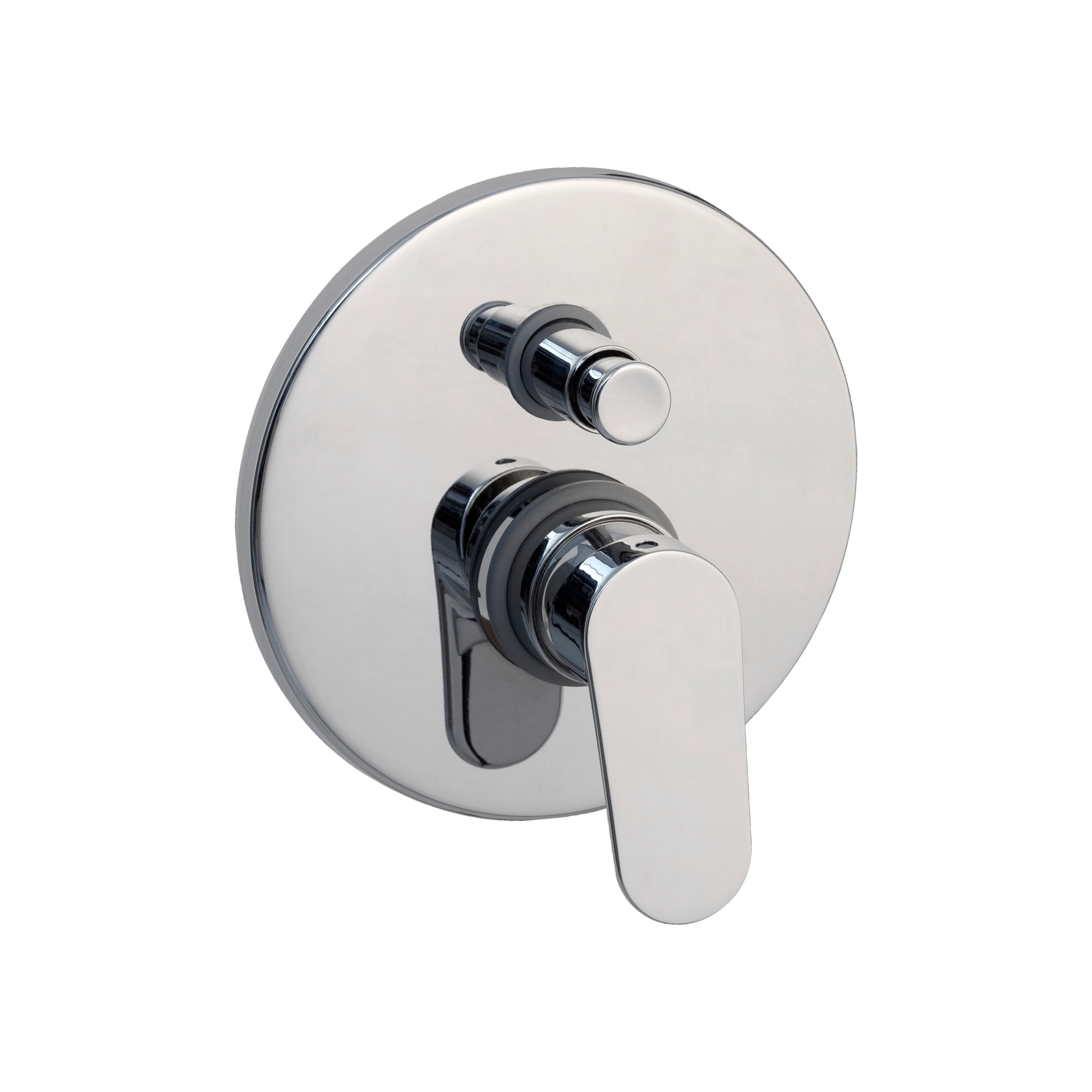 SOLO PARTI ESTERNE PER MISCELATORE MONOCOMANDO DA INCASSO PER VASCA-DOCCIA CON DEVIATORE AUTOMATICO.