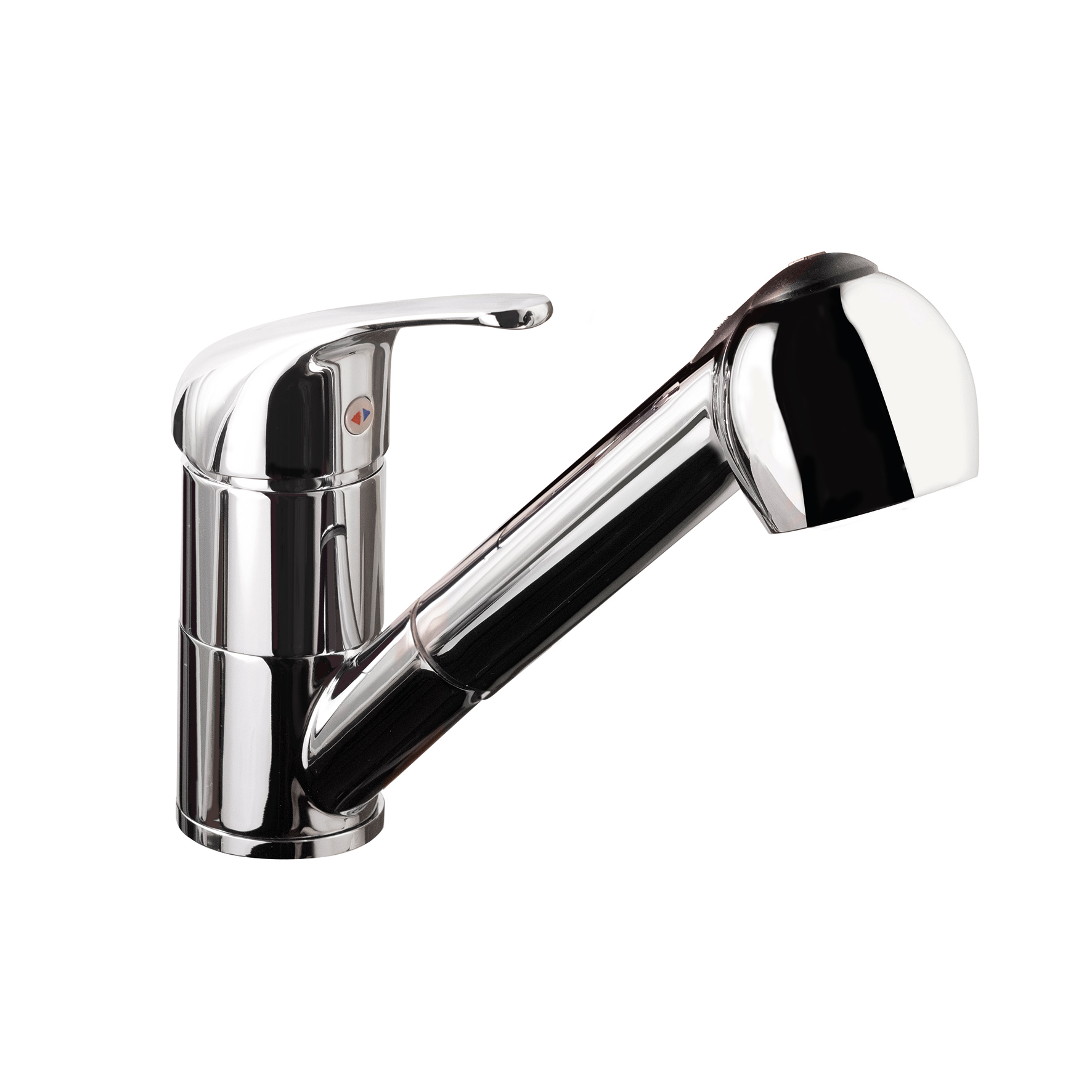 MEZCLADOR MONOCOMANDO DE FREGADERO CON DUCHA EXTRAÍBLE.
