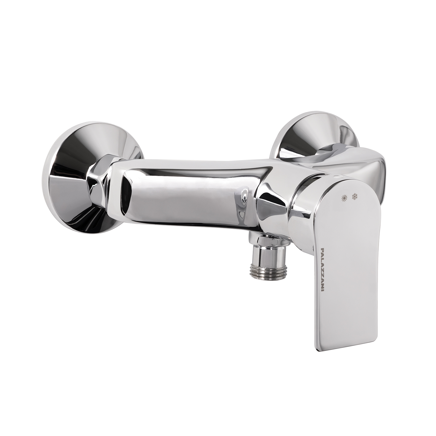 SINGLE-LEVER SHOWER MIXER, WITHOUT HOSE OR SHOWER HEAD.