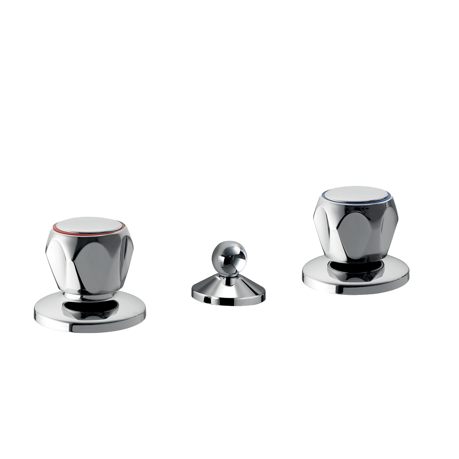 BATTERIA PER BIDET 3 FORI CON SCARICO DA 1" 1/4.