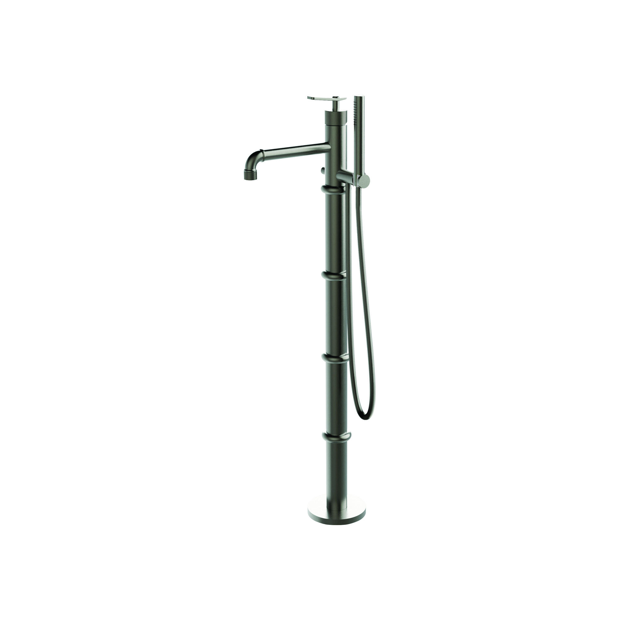 MEZCLADOR MONOMANDO DE SUELO PARA BAÑO.