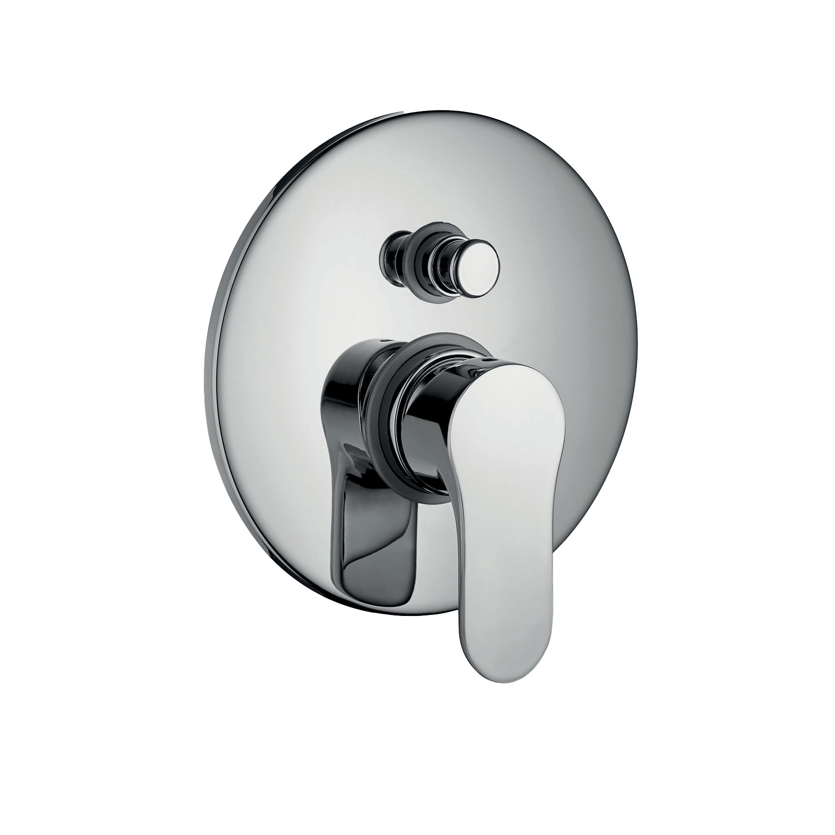 COMPLETE BUILT-IN SINGLE-LEVER MIXER FOR BATH-SHOWER WITH AUTOMATIC DIVERTER, D.35MM.
