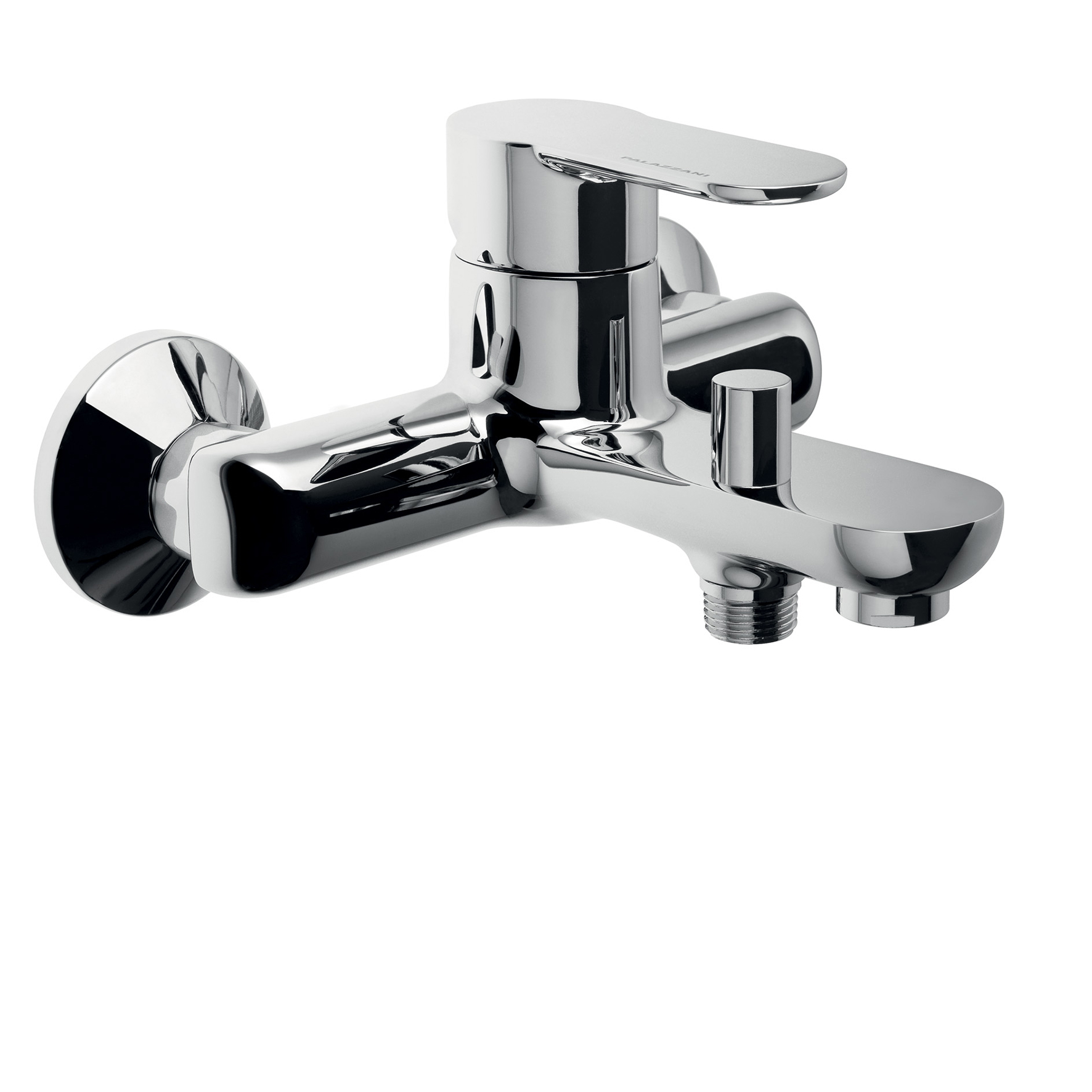 MEZCLADOR MONOMANDO DE BAÑO CON DESVIADOR, SIN FLEXIBLE NI MANO DE DUCHA.