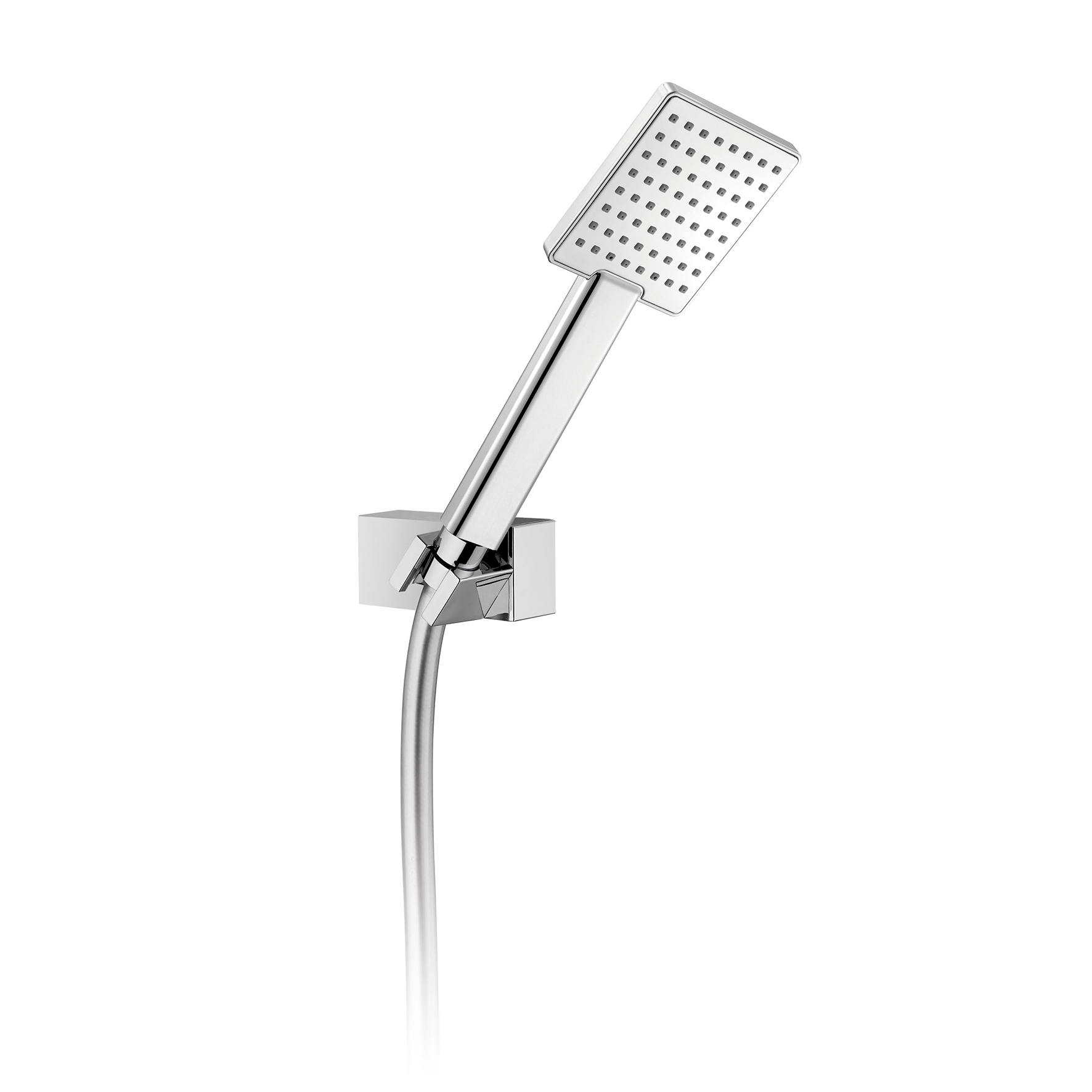SOPORTE DE DUCHA REGULABLE EN ABS CON MANGUITO DE 1,5M Y MANO DE DUCHA EN ABS DE 80X95MM.