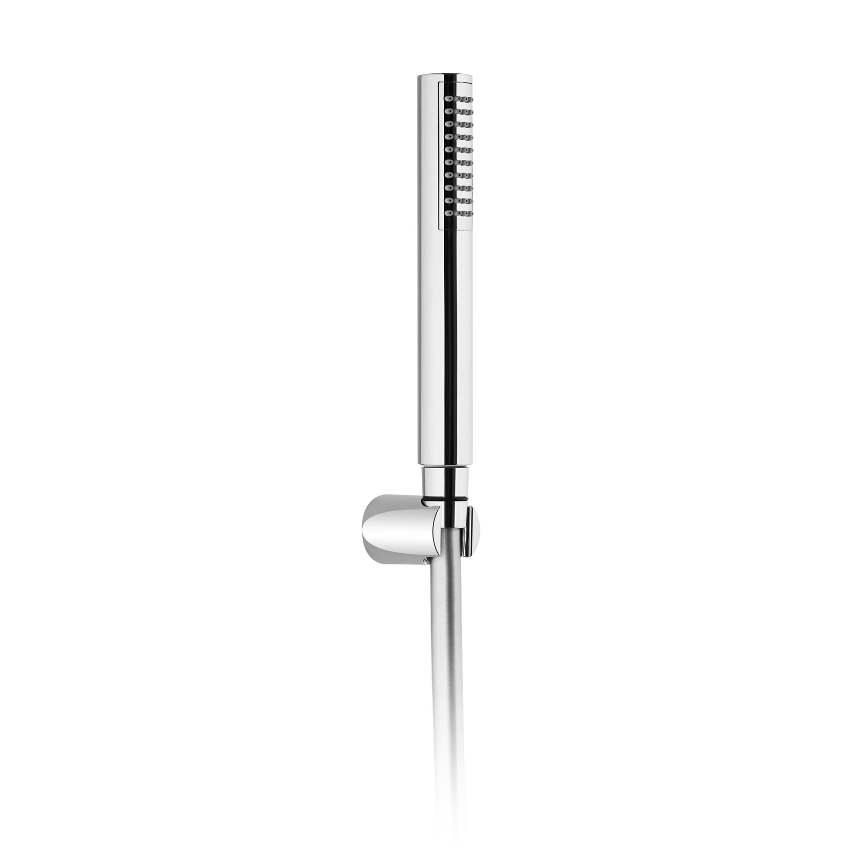 SOPORTE DE DUCHA FIJO EN ABS CON MANGUITO DE 1,5M Y MANO DE DUCHA EN ABS Ø 26MM.
