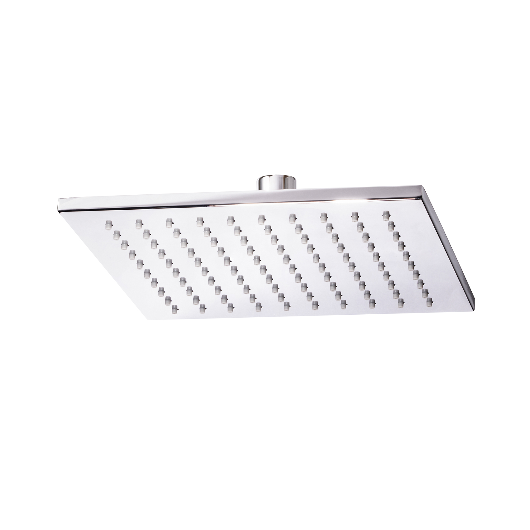 SQUARE BRASS SHOWER HEAD, 200X200MM.